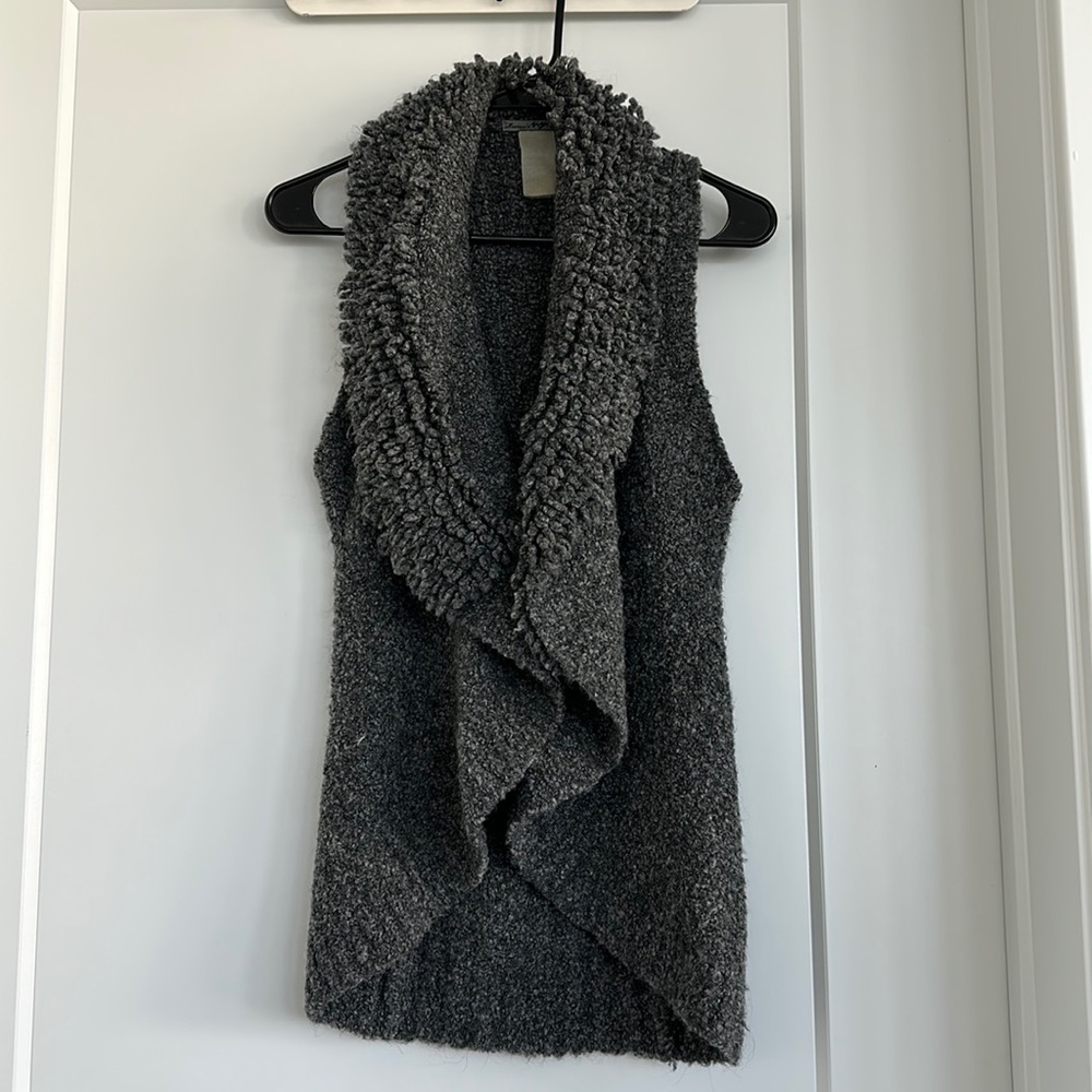 Anthropology Plush Vest